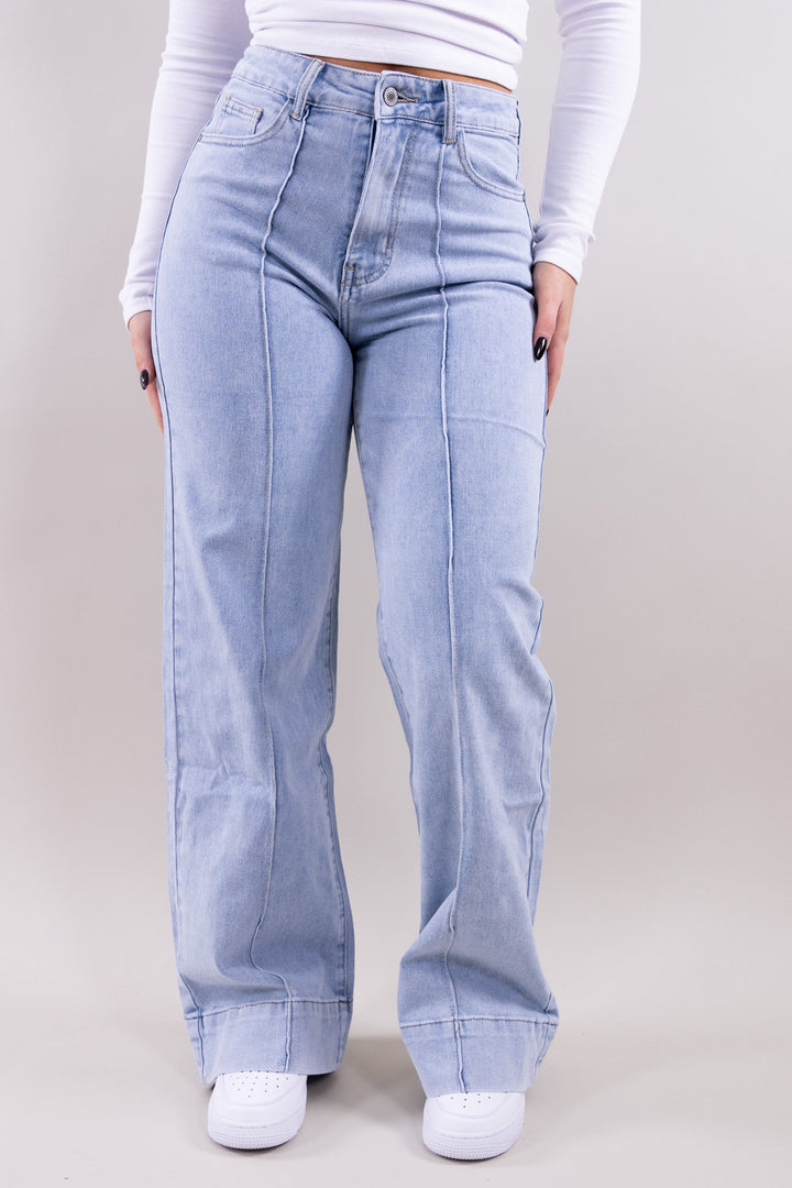 Yara wide leg jeans - stretch