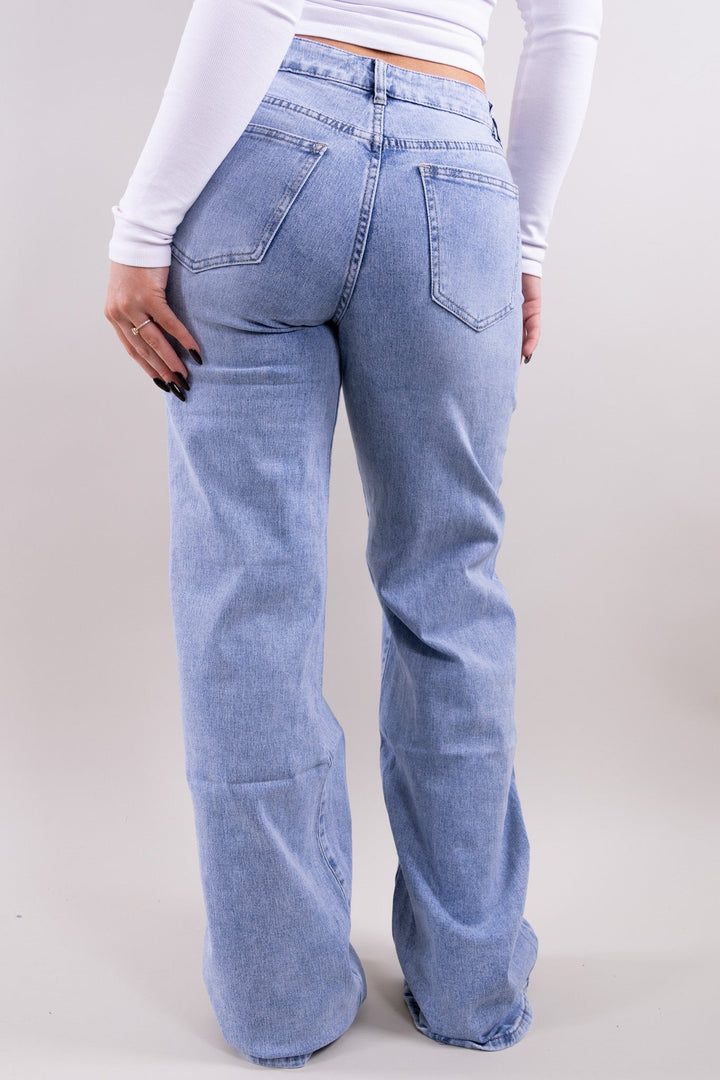 Lea mid waist jeans tall - stretch