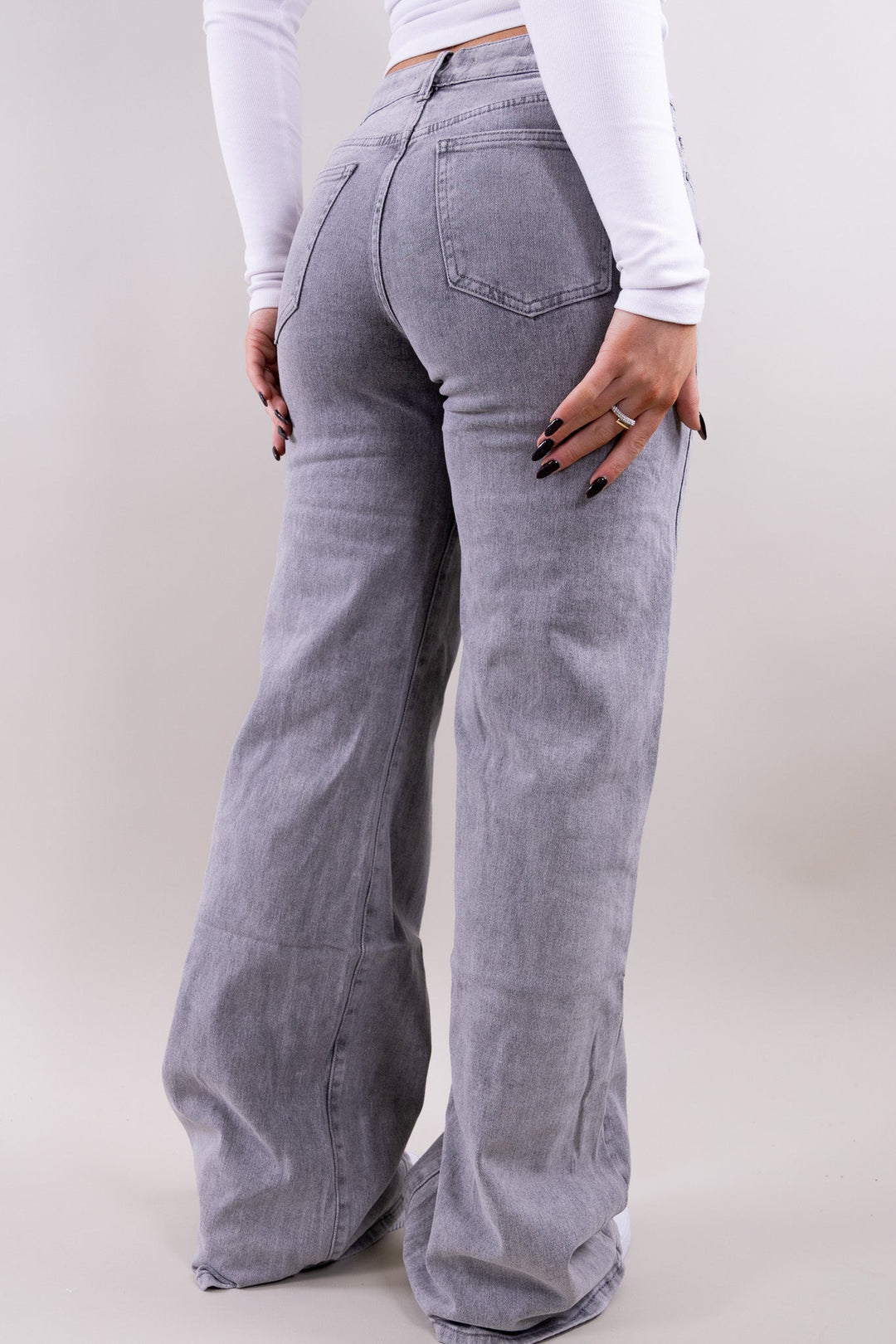 Lea mid waist jeans tall - stretch