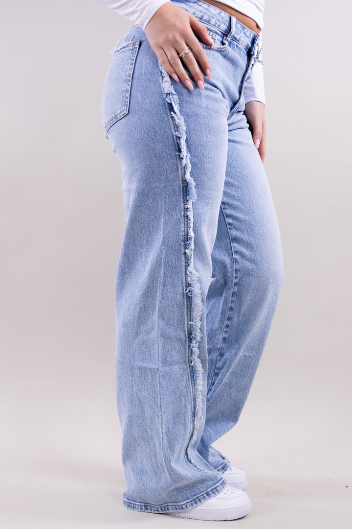 Britt wide leg jeans - stretch